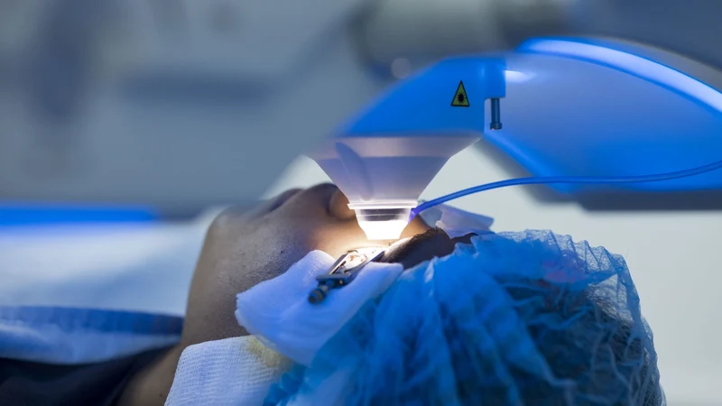 Láser excímer Wavelight EX500 durante ablación corneal